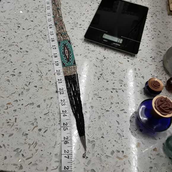 🚫SOLD🚫Vintage Native American Seed Bead Necklace - Picture 6 of 6